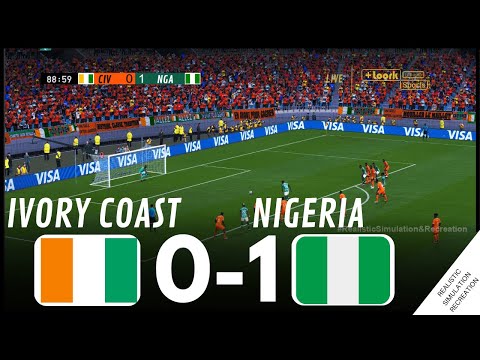 COTE D'IVOIRE 0-1 NIGERIA / R&eacute;sum&eacute; &bull; Simulation et loisirs de jeux vid&eacute;o