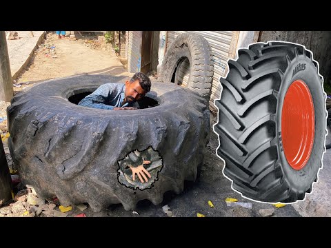 Amazing Process of Making Retreaded Tires | Old Tyre Repairing In Pakistan