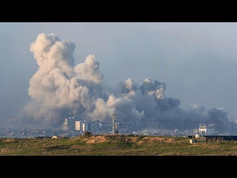 Smoke billows following Israeli strikes on northern Gaza | AFP