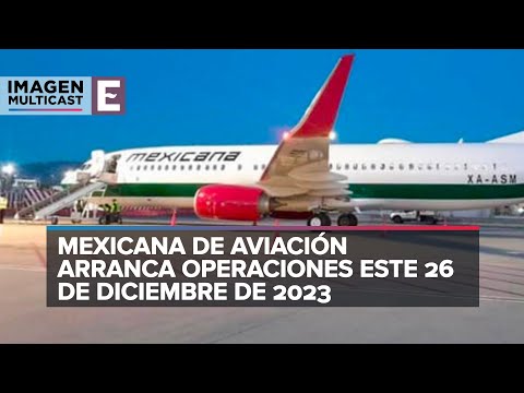 Mexicana de Aviaci&oacute;n se alista para comenzar operaciones desde el AIFA