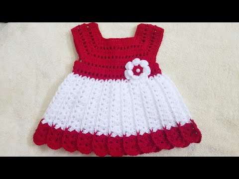 100 ग्राम wool में बनाए बहुत ही सुंदर frock | Baby Girl frock