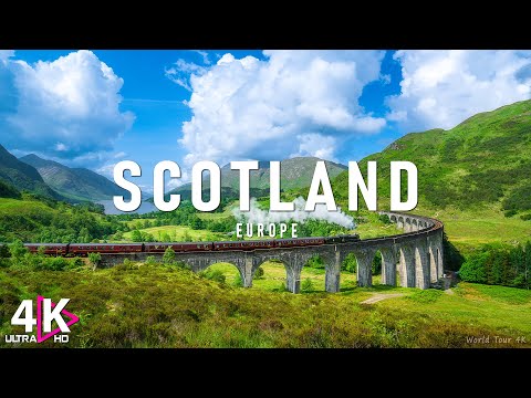 Scotland Nature Relaxing Movie 4K - Meditation Relaxing Music - Wonderful Nature