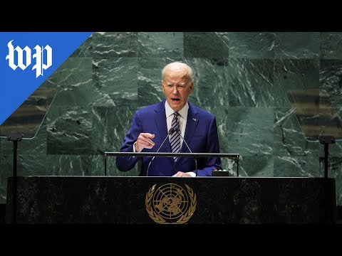 Biden slams Russia at U.N. General Assembly