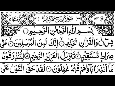 تلاوة القران بصوت عبدالرحمن مسعد ?❤️ Surah Yaseen By Sheikh Abdul Rahman Mosad - سورة يس -Yasin-232