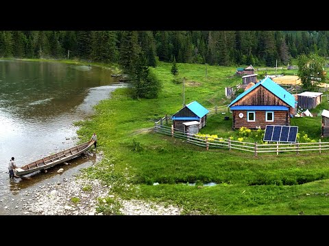 Forest Village without Roads in Russia. Far From Civilization in Taiga. How people live in Russia?