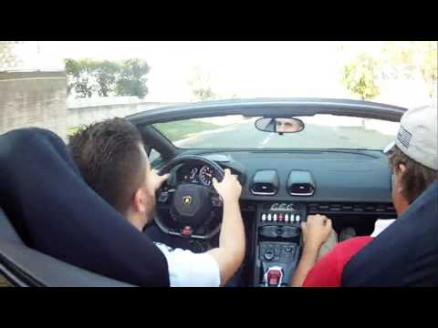 Test drive Lamborghini Huracan Spyder 610cv