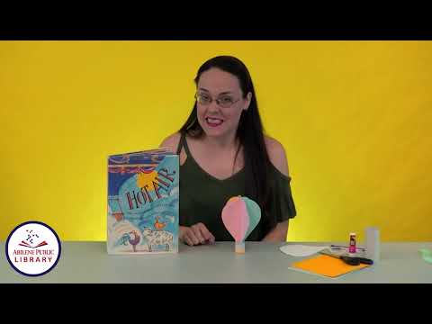 Crafty Creations #76: Paper Hot Air Balloon