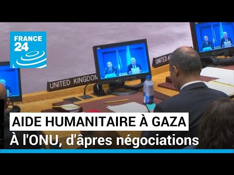 &Agrave; l'ONU, d'&acirc;pres n&eacute;gociations pour acc&eacute;l&eacute;rer l'acheminement de l'aide humanitaire &agrave; Gaza