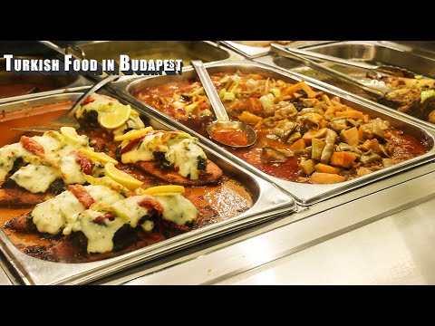 The BEST TURKISH FOOD IN BUDAPEST 4K | Food | Meat | Gyros | Chicken Kebab | Travel | Explore