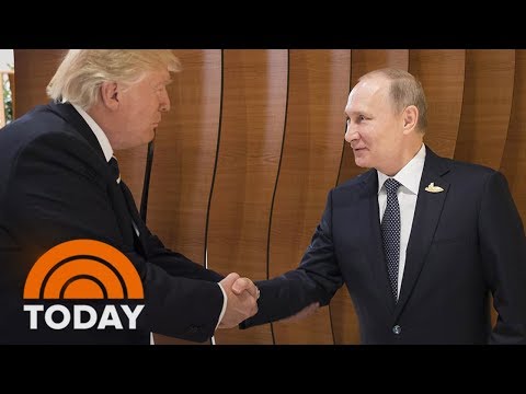 President Donald Trump&rsquo;s First Handshake With Vladimir Putin | TODAY