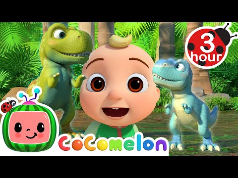 10 Little Dinos + Much More Cocomelon - Nursery Rhymes | Fun Cartoons For Kids | Moonbug Kids | 4 HR