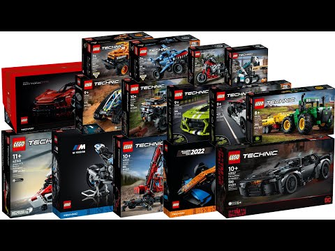 All LEGO Technic Sets 2022 Compilation/Collection Speed Build