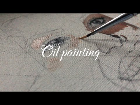 Oil painting (relaxation video) Part 1