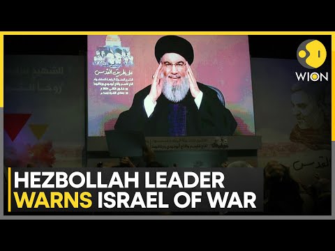 Hezbollah leader warns Israel of war &lsquo;without limits&rsquo; | Latest News | WION