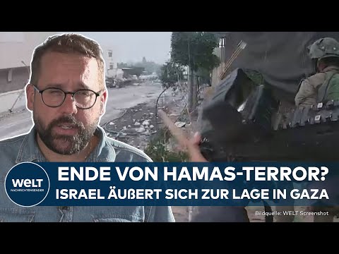 KRIEG IN NAHOST: Hamas-Terror am Ende? Israel &amp;auml;u&amp;szlig;ert sich zur Lage der Offensive im Gazastreifen