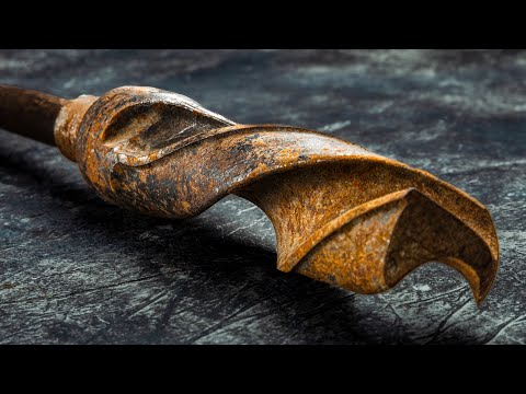 A Scorpion Knife Made From An Ordinary Rusty Drill! Beauty And Sharpness In One Product!