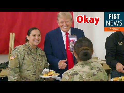 FIST NEWS:  Trump Serves Meals To Texas National Guard, Border Patrol Alongside Gov  Greg Abbott