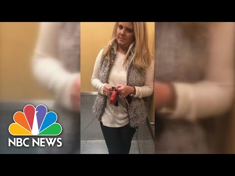 White Woman Attempts To Block Black Man From Entering His Apartment Building | NBC News