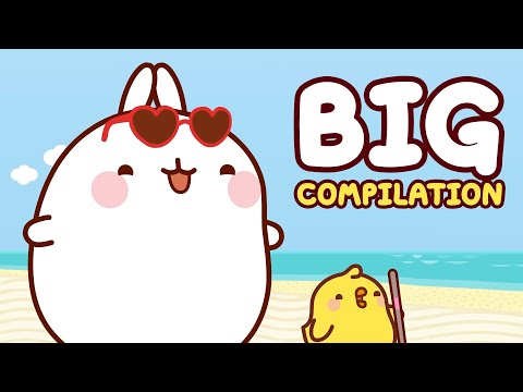 SUMMER MOOD with Molang | Funny Compilation For kids