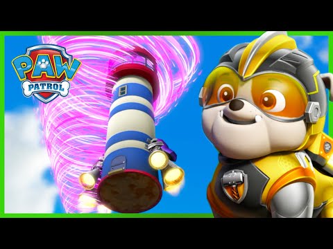 Skye and Rubble Stop a Flying Lighthouse 💫+ More Cartoons for Kids | PAW Patrol