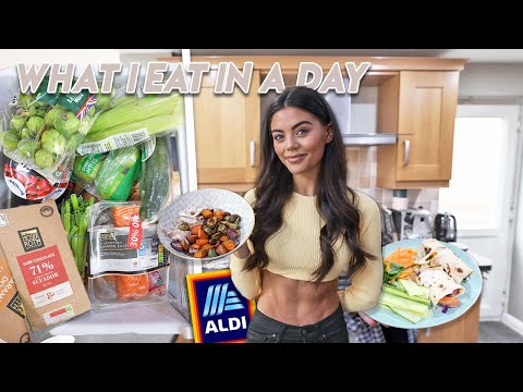 What I Eat in a Day Healthy and Balanced | NO tracking and an ALDI Grocery Haul!