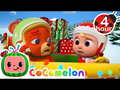 Borrowing Santa's Sleigh Song + More | Cocomelon - Nursery Rhymes | Fun Cartoons For Kids | 3 Hours