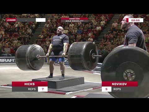 Axle Deadlift RECORD at Europe's Strongest Man 2021