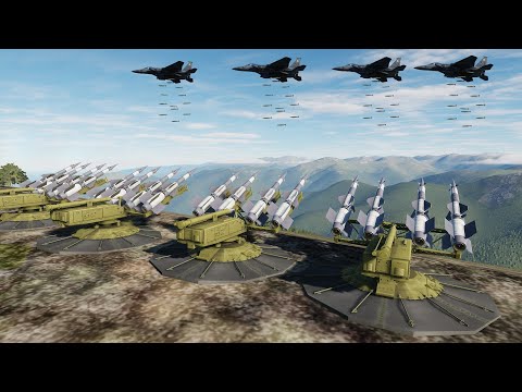 F-15E Russian SU-34 Bombing SA-3 Tomahawk Strike - DCS World