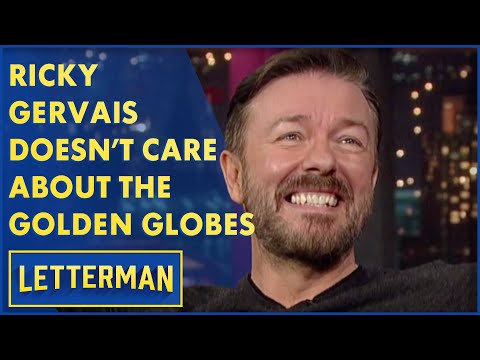 Ricky Gervais Is Over The Golden Globes | Letterman