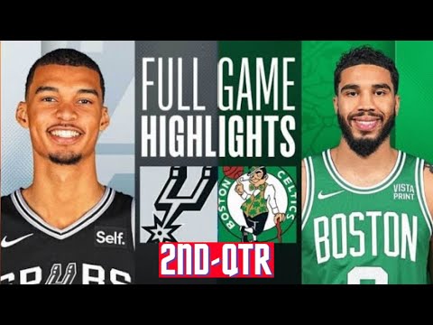 Boston Celtics vs. San Antonio Spurs Highlights 2nd-QTR HD | January 17 | 2024 NBA season