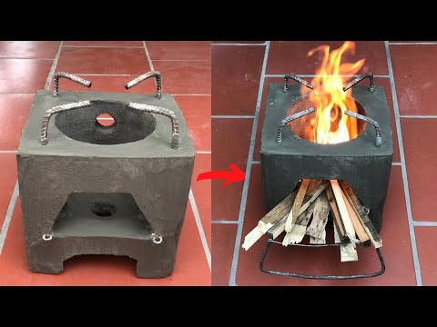 How to make a smart and creative firewood stove