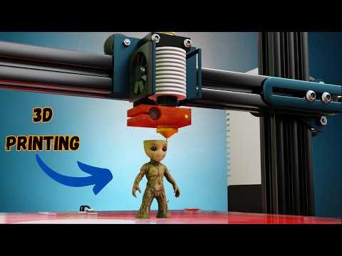 How Does 3D Printing Works - 3D Animation