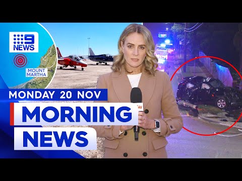 Two missing after mid-air plane collision; Sydney high-speed car crash | 9 News Australia