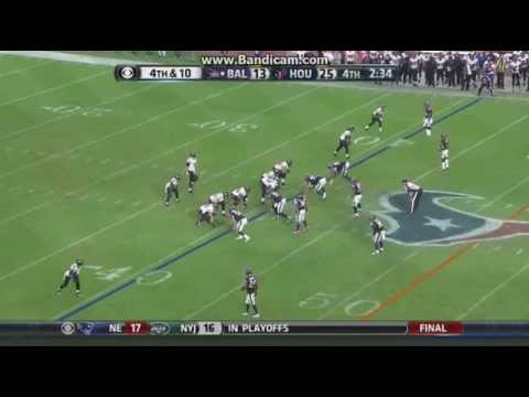 Texans VS Ravens (J. J. Watts 2nd Sack Of The Game)