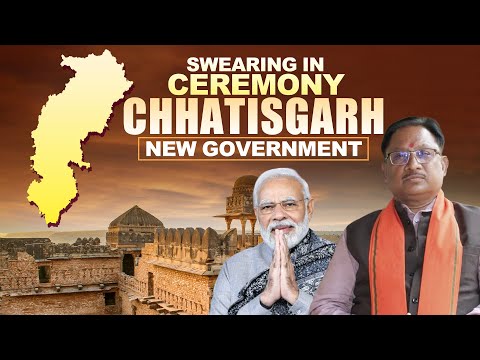 LIVE: PM Modi attends swearing-in ceremony of the new government of Chhattisgarh