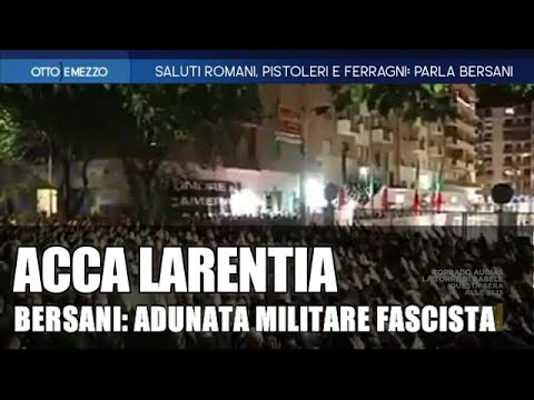 Acca Larentia, Travaglio e Bersani smontano la Bolloli: Antifascisti indentificati e questi no?