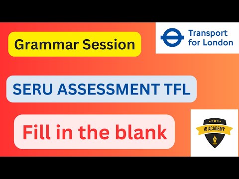 SERU - Fill in the blanks - English grammar Session