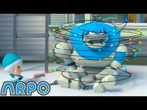 CHRISTMAS LIGHTS! | ARPO The Robot | Funny Kids Cartoons | Kids TV Full Episodes