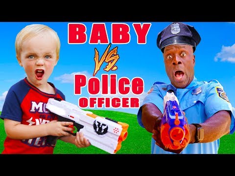 Baby vs Police Officer! Who Will Win?