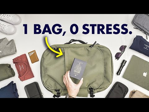 How to travel with just one bag (&amp; zero sacrifices)