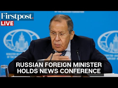 LIVE: After Russian Missiles Hit Ukraine, Russian Foreign Minister Lavrov Holds Annual Conference