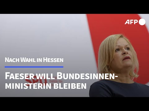 Faeser will Bundesinnenministerin bleiben | AFP