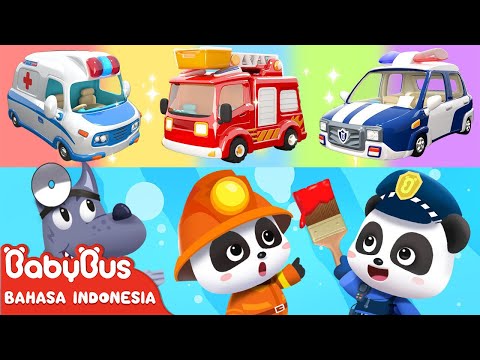 Warna Apa Mobil Mainan | Belajar Warna | Mobil Maianan | Lagu Anak-anak | BabyBus Bahasa Indonesia