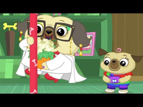 Grandma and Gordie's Big Puggy Wedding | Chip and Potato | Cartoons for Kids | WildBrain Zoo