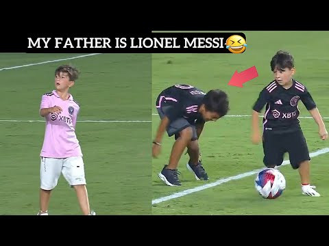 Messi's Three Sons showed amazing skill