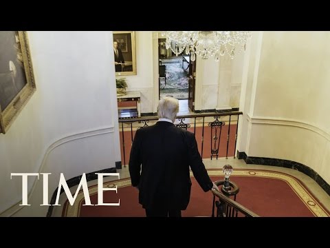 President Trump After Hours: Inside Trump's Guided Tour Of The White House &amp; Residence | TIME