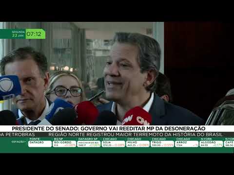 Presidente do senado: governo vai reeditar MP da desonera&ccedil;&atilde;o