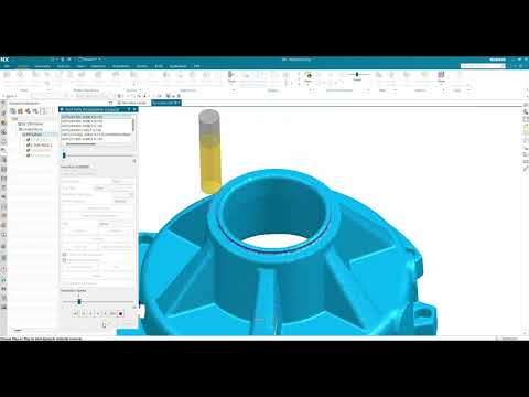 Siemens NX CAM -  Multi-Axis Milling Example - Part1