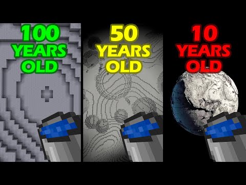 water bucket MLG at different ages