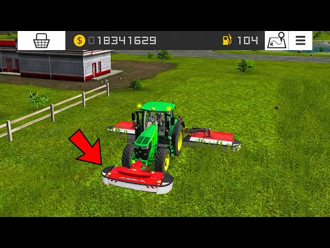 John Deere Tractor Loading With Mower In Fs16 | Fs16 Multiplayer | Timelapse |